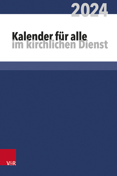 Kalender f&uuml;r alle im kirchlichen Dienst - 