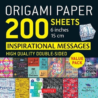 Origami Paper 200 sheets Inspirational Messages 6