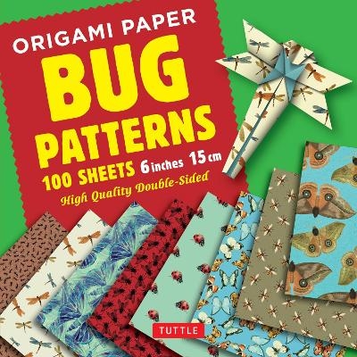 Origami Paper Bug Patterns - 6 inch (15 cm) - 100 Sheets - Tuttle Publishing