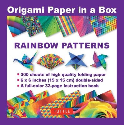 Origami Paper in a Box - Rainbow Patterns - Tuttle Publishing