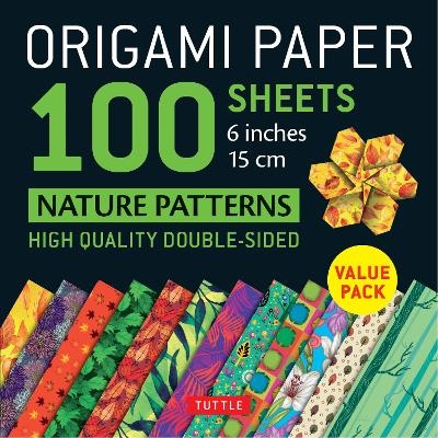 Origami Paper 100 sheets Nature Patterns 6 inch (15 cm) - Tuttle Publishing