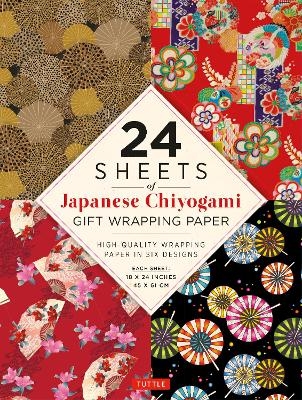 Chiyogami Patterns Gift Wrapping Paper - 24 Sheets - 