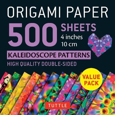 Origami Paper 500 sheets Kaleidoscope Patterns 4" (10 cm) - 