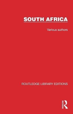 Routledge Library Editions: South Africa -  Various authors