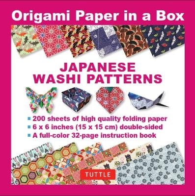 Origami Paper in a Box - Japanese Washi Patterns 200 sheets - Tuttle Publishing