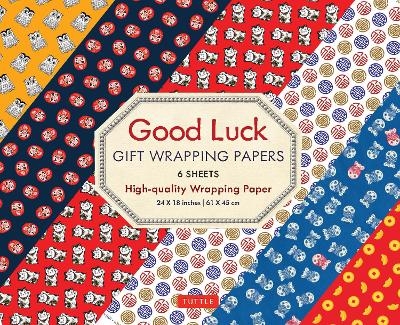 Good Luck Gift Wrapping Papers - 6 Sheets - Tuttle Publishing