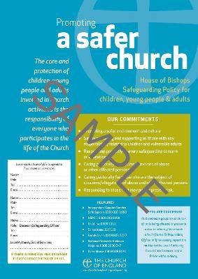 Promoting a Safer Church poster