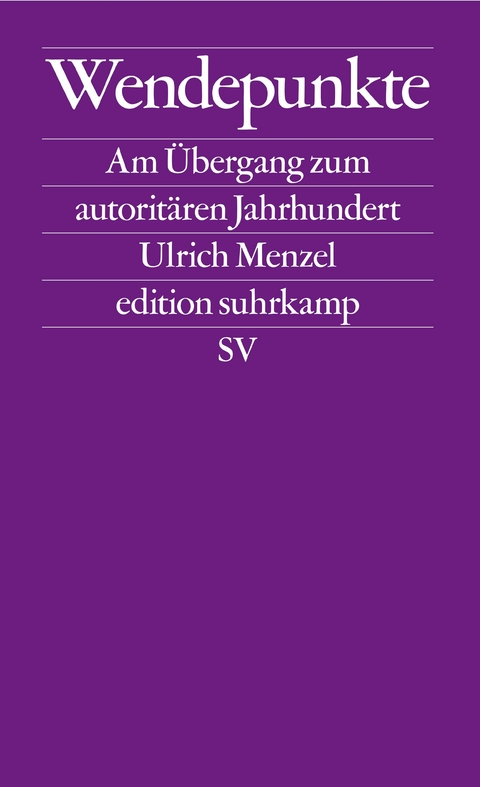 Wendepunkte - Ulrich Menzel