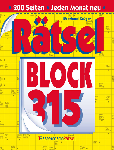 R&auml;tselblock 315 (5 Exemplare &agrave; 2,99 &euro;) - Eberhard Kr&uuml;ger