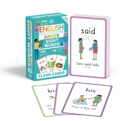 English for Everyone Junior Sight Words Flash Cards -  Dk