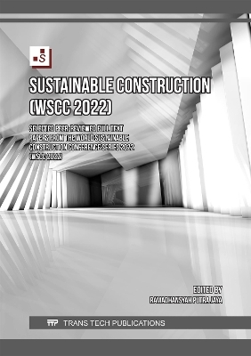 Sustainable Construction (WSCC 2022) - 
