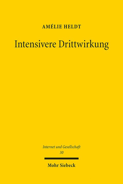 Intensivere Drittwirkung - Am&eacute;lie Heldt