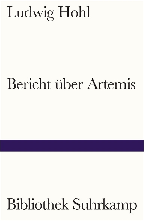 Bericht &uuml;ber Artemis - Ludwig Hohl