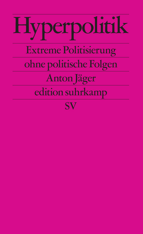 Hyperpolitik - Anton J&auml;ger