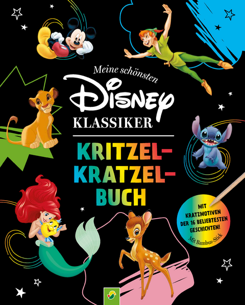 Meine sch&ouml;nsten Disney Klassiker Kritzel-Kratzel-Buch