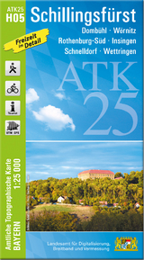 ATK25-H05 Schillingsf&uuml;rst (Amtliche Topographische Karte 1:25000)