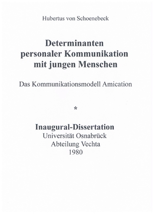 Determinanten personaler Kommunikation mit jungen Menschen (DVD-ROM; PDF)