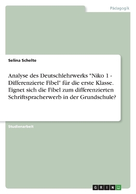Analyse des Deutschlehrwerks 