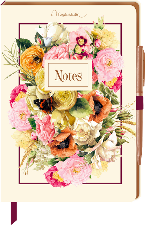 Notizbuch mit Kugelschreiber