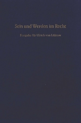 Sein und Werden im Recht. - 