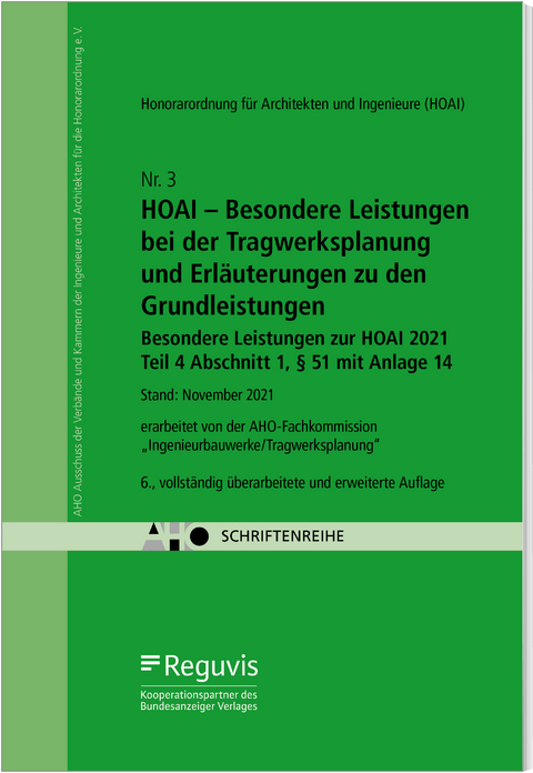 HOAI &ndash; Besondere Leistungen bei der Tragwerksplanung und Erl&auml;uterungen zu den Grundleistungen Onlineversion