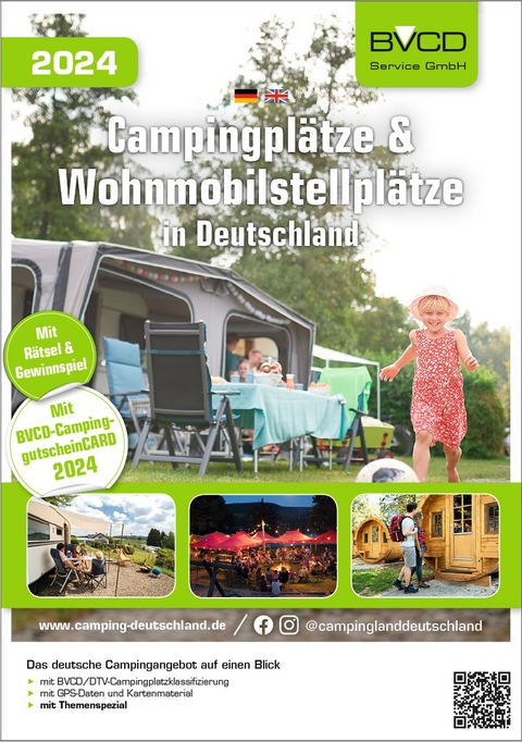 Campingpl&auml;tze & Wohnmobilstellpl&auml;tze in Deutschland 2024