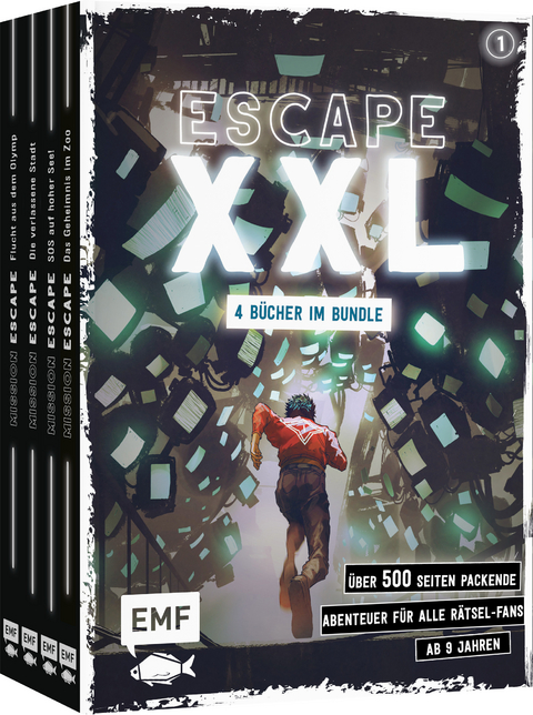 Escape XXL &ndash; &uuml;ber 500 Seiten packende Abenteuer f&uuml;r alle R&auml;tsel-Fans ab 9 Jahren (Band 1) -  Lylian, Miceal Beausang-O&rsquo;Griafa, Fabien Fernandez