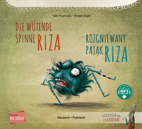 Die w&uuml;tende Spinne Riza (Deutsch-Polnisch) - T&uuml;lin Kozikoğlu