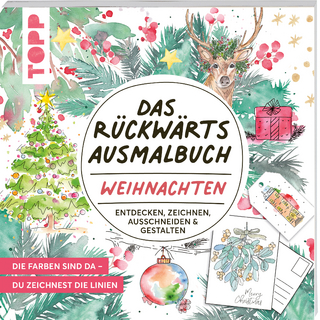 Das Rückwärts-Ausmalbuch Weihnachten