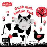 Kontrastbuch f&uuml;r Babys mit Fingerpuppe: Guck mal, kleine Kuh