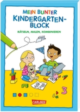 R&auml;tseln f&uuml;r Kita-Kinder: Mein bunter Kindergarten-Block: R&auml;tseln, malen, kombinieren - Hanna S&ouml;rensen