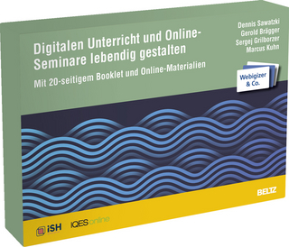 Kartenset Digitalen Unterricht und Online-Seminare lebendig gestalten
