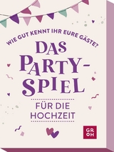 Wie gut kennt ihr eure G&auml;ste? Das Partyspiel f&uuml;r die Hochzeit - 