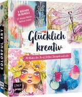 Gl&uuml;cklich kreativ &ndash; Zwei B&uuml;cher im Bundle: 37 Mixed-Media-Motive malen - Susanne Rose, Andrea Gomoll-W&uuml;nsche