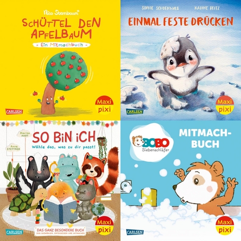 Maxi-Pixi-4er-Set 110: Bilderb&uuml;cher zum Mitmachen (4x1 Exemplar) -  diverse