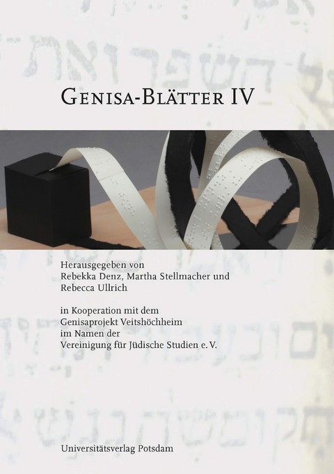 Genisa-Bl&auml;tter IV - Jael Andra Benar, Lenka Uličn&aacute;, Annett Martini, Rechal Allgaier-Honal, Isidoro Abramowicz, Neri Ariel, Maria St&uuml;rzebecher, Beate Weinhold, Elisabeth Singer-Brehm