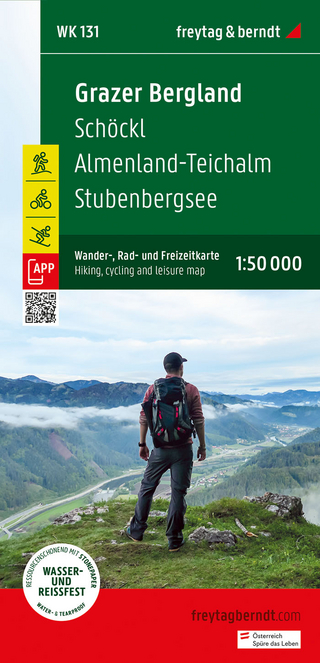 Grazer Bergland, Wander-, Rad- und Freizeitkarte 1:50.000, freytag & berndt, WK 131 - 