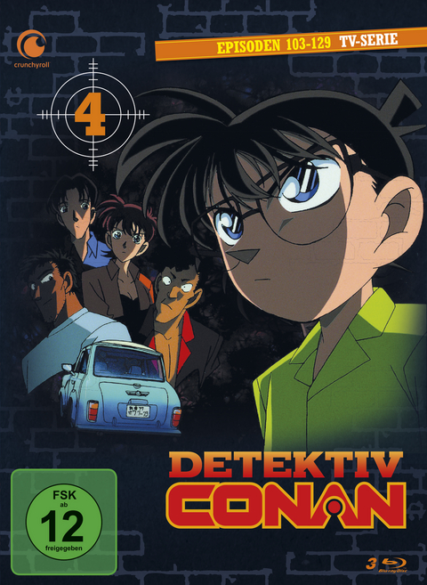 Detektiv Conan - TV-Serie - Blu-ray Box 4 (Episoden 103-129) (3 Blu-rays) - Yasuichiro Yamamoto, Kenji Kodama, Kojin Ochi, Masato Sato