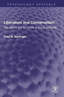 Liberalism and Conservatism - Fred N. Kerlinger