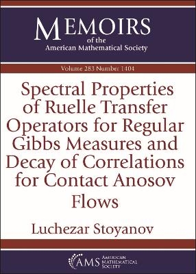 Spectral Properties of Ruelle Transfer Operators for Regular Gibbs Measures and Decay of Correlations for Contact Anosov Flows