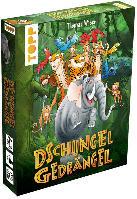 Dschungelgedr&auml;ngel - Das Kartenspiel f&uuml;r tierischen Tumult - Thomas Weber