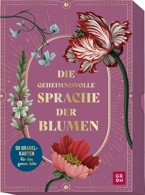 Die geheimnisvolle Sprache der Blumen - 50 Orakelkarten f&uuml;r das ganze Jahr - 