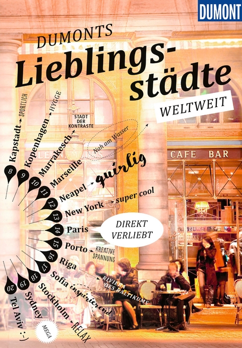 DUMONT Bildband DUMONTS Lieblingsstädte - Anita Ericson, Agnes Fazekas, Daniel Izquierdo Hänni, Dieter Losskarn, Gabriele Kalmbach, Gabriele Schwieder, Patrick Krause, Gabriella Vitiello, Frank Helbert, Georgi Palahutev, Frank Stier, Gerhard Heck, Hans Klüche, Hartmut Buchholz, Jochen Könnecke, Jürgen Strohmaier, Klaus Bötig, Klaus Simon, Maria Luft, Matthias Eickhoff, Meik Unterkötter, Patricia Fridrich, Petra Juling, Roland Dusik, Sebastian Moll, Susanne Völler, Rufus Arndt