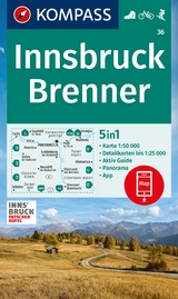 Innsbruck, Brenner 1:50.000 - 