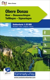 Kümmerly+Frey Outdoorkarte Deutschland 53 Obere Donau 1:35.000 - 
