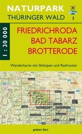 Wanderkarte Friedrichroda/Brotterode/Tabarz - 