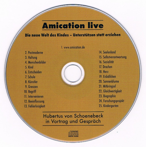 Amication live (Audio-CD; 78 Min.) - Hubertus von Schoenebeck