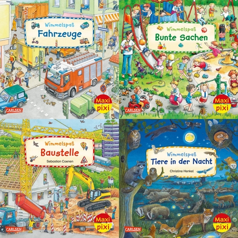 Maxi-Pixi-4er-Set 105: Wimmelbilder 8 (4x1 Exemplar) -  diverse