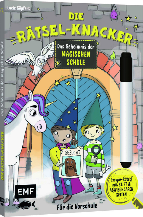Die R&auml;tsel-Knacker &ndash; Das Geheimnis der magischen Schule (Buch mit abwischbarem Stift)