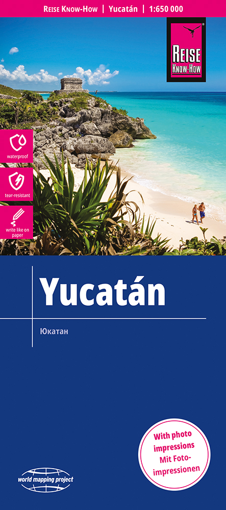 Reise Know-How Landkarte Yukat&aacute;n / Yucat&aacute;n (1:650.000)